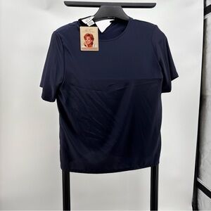 Kathie Lee Collection Navy Blouse